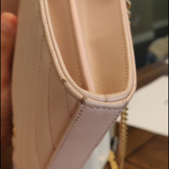 Ysl monogram wallet on chain blush nude - Picture 6 of 9